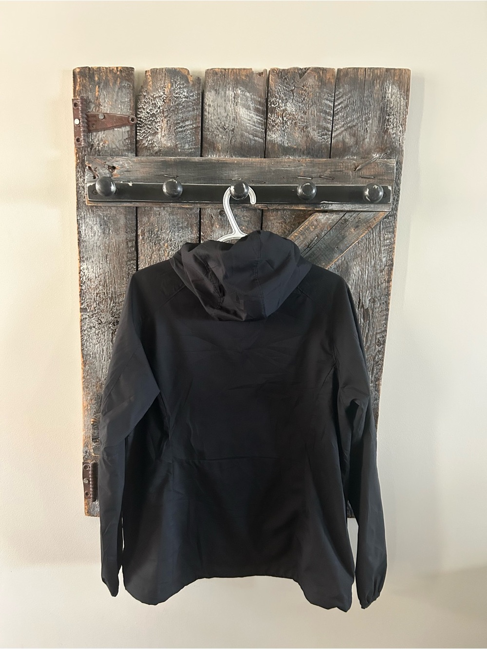 Women's Columbia Black Hooded Rain Jacket - Picture 2 of 4